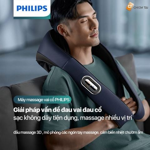 Đai choàng massage cổ vai lưng Philips PPM3521