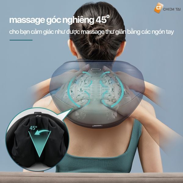 Đai choàng massage cổ vai lưng Philips PPM3521