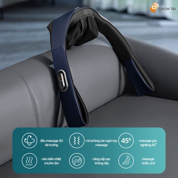 Đai choàng massage cổ vai lưng Philips PPM3521