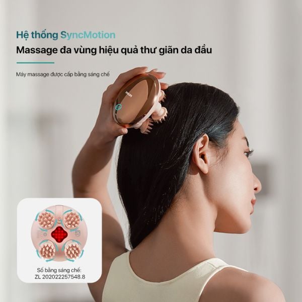 Máy massage đầu mini Philips PPM1301