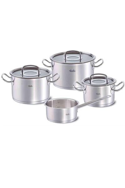 Bộ nồi Fissler Original Pro 4 món nắp kính - 3 nồi 1 quánh