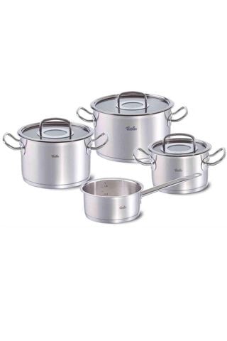 Bộ nồi Fissler Original Pro 4 món nắp kính - 3 nồi 1 quánh