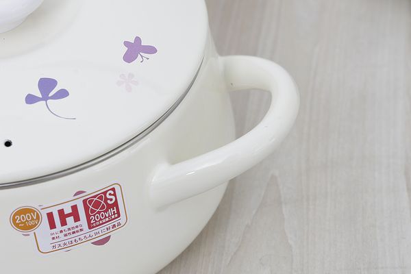 Nồi thép Nippon tráng men 20 cm Fujihoro MCPV-20W