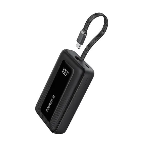 Sạc dự phòng ANKER Zolo 20kmAh 30W - 2 cổng 1C1A - Tích hợp sẵn cáp USB-C - A1689