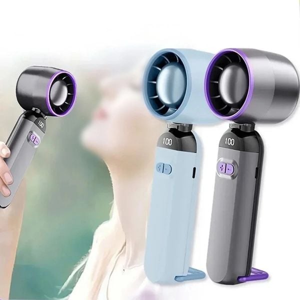 Quạt cầm tay gấp gọn 100 cấp độ gió