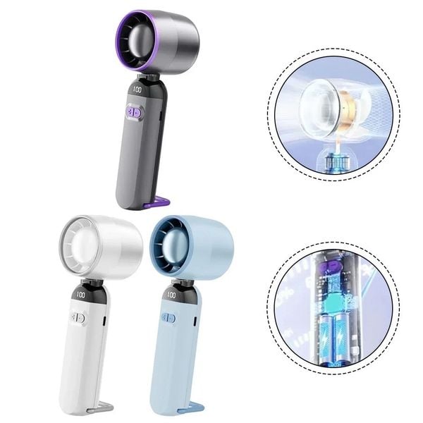 Quạt cầm tay gấp gọn 100 cấp độ gió