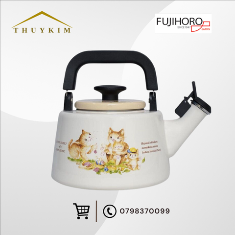 Ấm Tráng Men Fujihoro KIT-2.2WK