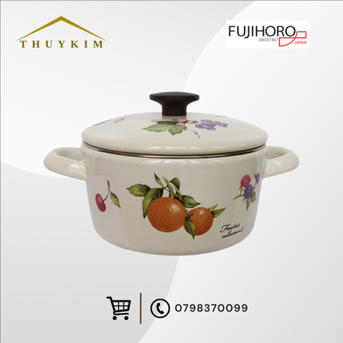 Nồi tráng men Fujihoro FRV-16W (1.6 lít)