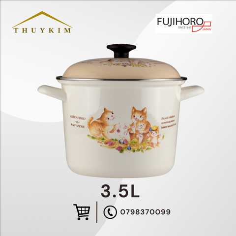 Nồi tráng men Fujihoro KIT-3.5G