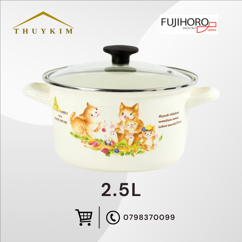 Nồi tráng men Fujihoro KIT-2.5G