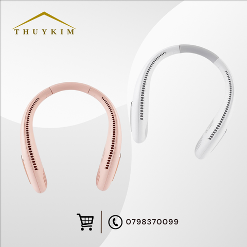 Quạt đeo cổ không cánh sạc USB