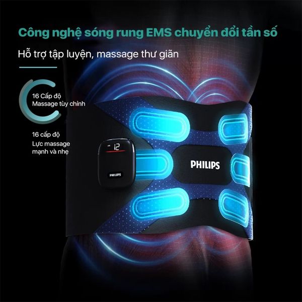 Máy massge đai bụng Philips PPM4331