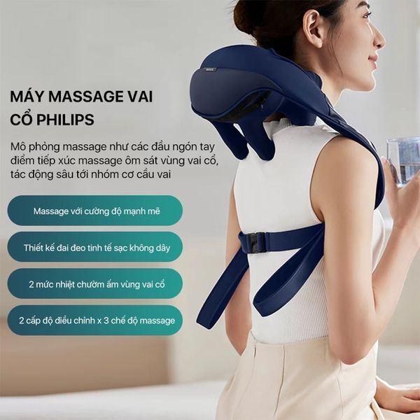 Máy massage cổ vai gáy Philips PPM3522