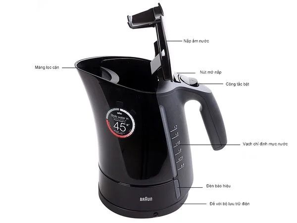 Ấm đun nước siêu tốc Braun WK 300 ONYX