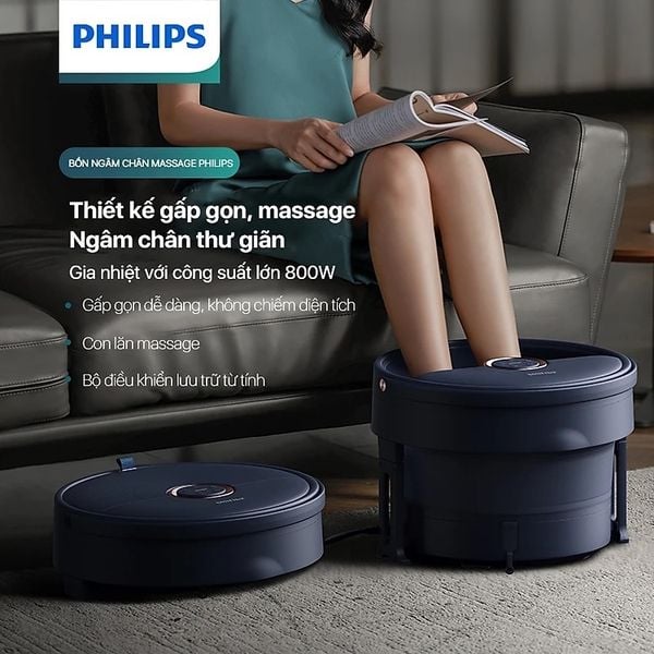 Bồn ngâm chân massage Philips PPM6501