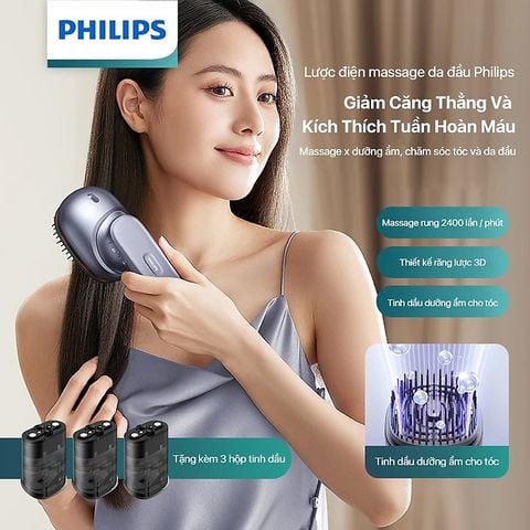 Lược massage đầu Philips PPM1511