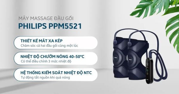 Máy massage đầu gối Philips PPM5521