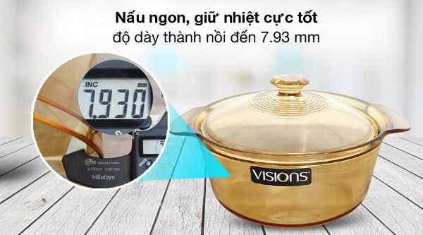 Nồi thủy tinh 24cm Visions VSF-28/CL1 (2.8 lít)