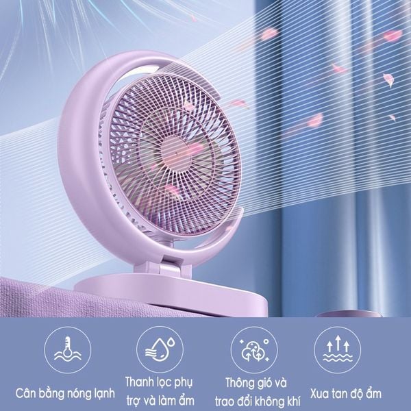 QUẠT TÍCH ĐIỆN CAO CẤP ĐỂ BÀN