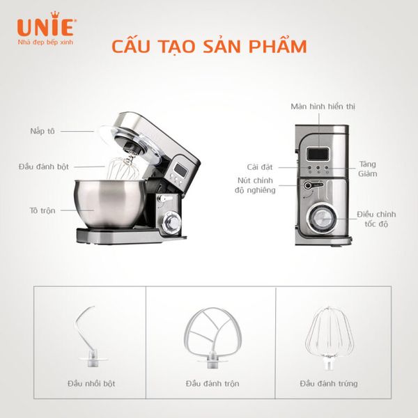 Máy trộn bột đa năng Unie EM5