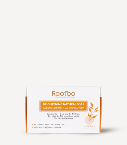 Xà bông lưới tắm thảo dược sáng da - Brightening natural soap 150g