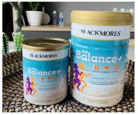 Sữa BLACKMORES Balance JNR + Lon Nhỏ 400g Cho Bé Từ 1-10 Tuổi