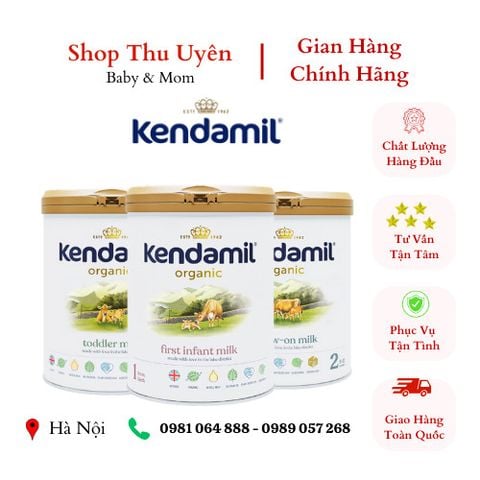 Sữa Kendamil Organic Anh Lon 800g Số 2 Cho Bé 6-12M