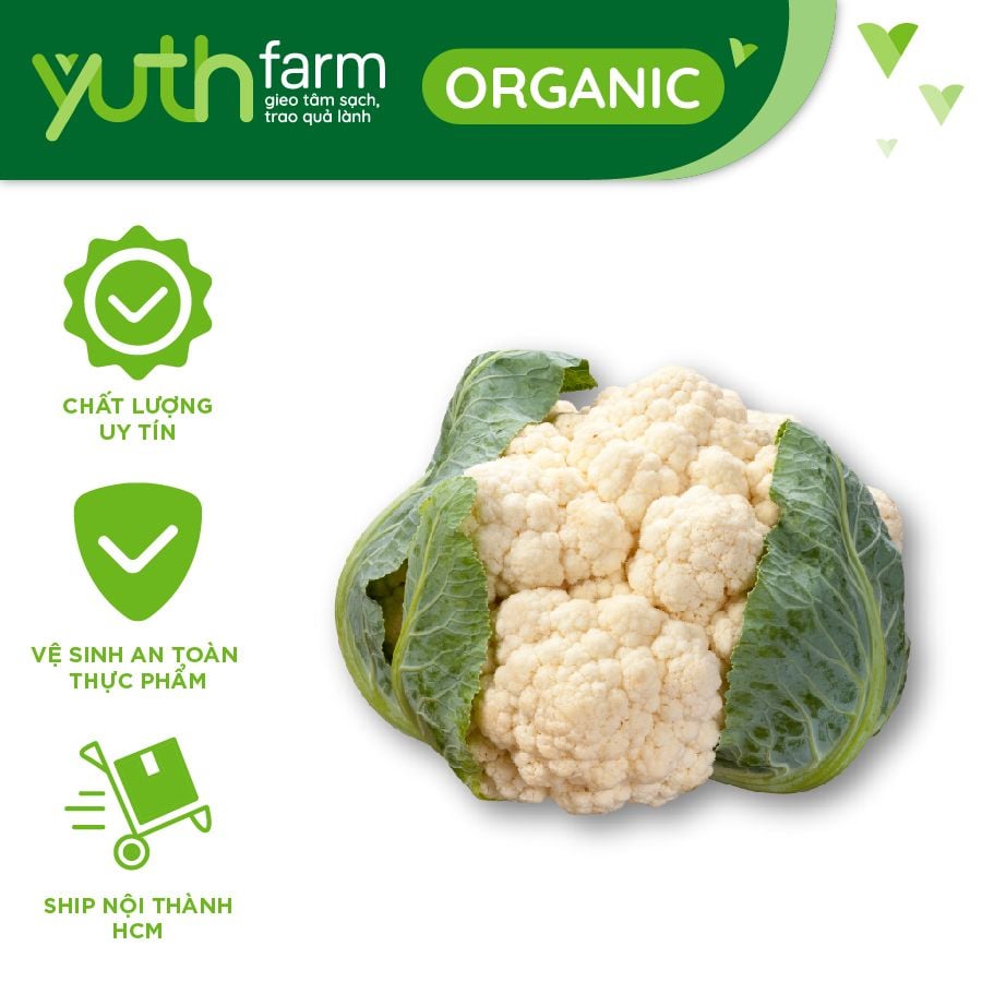  Bông cải trắng [Giao trong TP. Hồ Chí Minh; Trừ Cần Giờ, Hóc Môn, Củ Chi] 