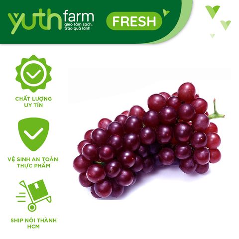  Nho đỏ Ninh Thuận [Giao trong TP. Hồ Chí Minh; Trừ Cần Giờ, Hóc Môn, Củ Chi] 