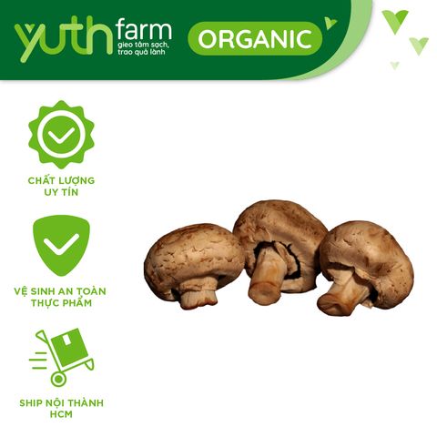  Nấm mỡ nâu [Giao trong TP. Hồ Chí Minh; Trừ Cần Giờ, Hóc Môn, Củ Chi] 
