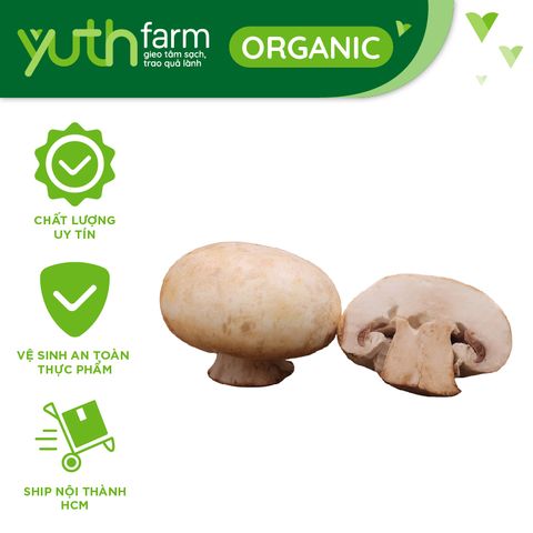  Nấm mỡ trắng [Giao trong TP. Hồ Chí Minh; Trừ Cần Giờ, Hóc Môn, Củ Chi] 