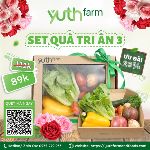  Set quà tri ân 3 [Giao trong TP. Hồ Chí Minh; Trừ Cần Giờ, Hóc Môn, Củ Chi] 