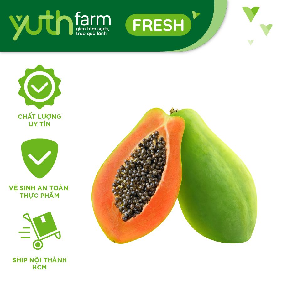  Đu đủ [Giao trong TP. Hồ Chí Minh; Trừ Cần Giờ, Hóc Môn, Củ Chi] 