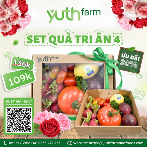  Set quà tri ân 4 [Giao trong TP. Hồ Chí Minh; Trừ Cần Giờ, Hóc Môn, Củ Chi] 