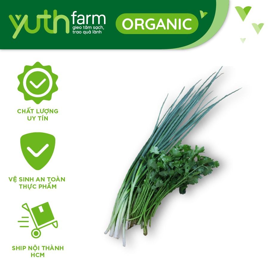  Combo hành lá, ngò rí [Giao trong TP. Hồ Chí Minh; Trừ Cần Giờ, Hóc Môn, Củ Chi] 