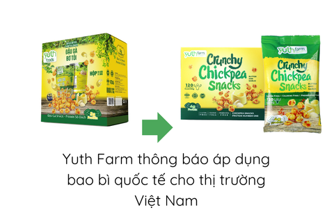  Đậu gà Yuth Farm (hộp 300g/10 gói) [Giao hàng toàn quốc] 