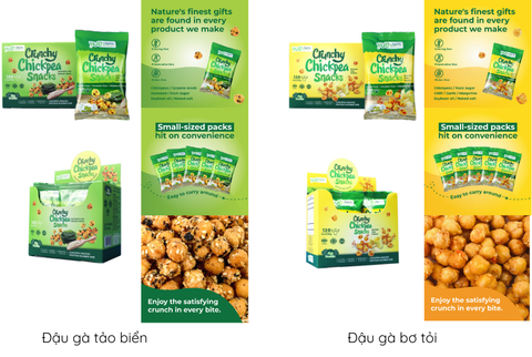  Đậu gà Yuth Farm (hộp 300g/10 gói) [Giao hàng toàn quốc] 