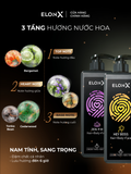  Combo 2 dầu gội ELONX 3 trong 1 cho nam - hương nước hoa - sữa tắm gội (bộ dầu gội nam 2 chai 680gr) (sáng tối) 