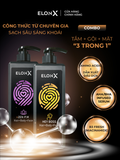  Combo 2 dầu gội ELONX 3 trong 1 cho nam - hương nước hoa - sữa tắm gội (bộ dầu gội nam 2 chai 680gr) (sáng tối) 