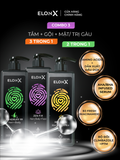  Combo 3 dầu gội ELONX 3 trong 1 cho nam - hương nước hoa - sữa tắm gội (bộ dầu gội nam 3 chai 680gr) (sáng tối sạch gàu) 