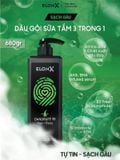  Dầu gội ELONX DANDRUFF 99 sạch gàu - 2 trong 1 cho nam - hương nước hoa - sữa tắm gội (680gr) 
