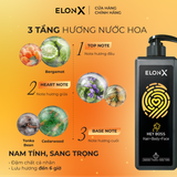  Dầu gội ELONX HEYBOSS 3 trong 1 cho nam - hương nước hoa - sữa tắm gội (sáng - 680gr) - Thùng 20 chai 