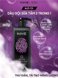  Dầu gội ELONX ZEN P.M 3 trong 1 cho nam - hương nước hoa - sữa tắm gội (tối - 680gr) 