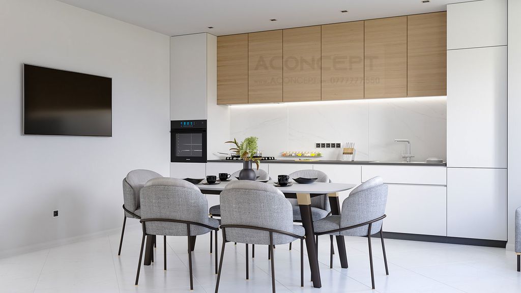 Tủ bếp A415 chữ I