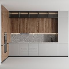 Tủ bếp A414 chữ I