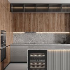 Tủ bếp A414 chữ I
