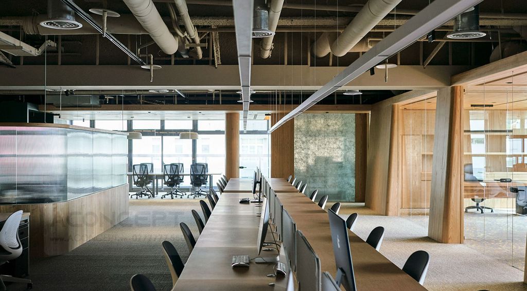 Không gian văn phòng làm việc