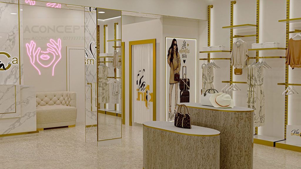 Thiết kế cửa hàng thời trang