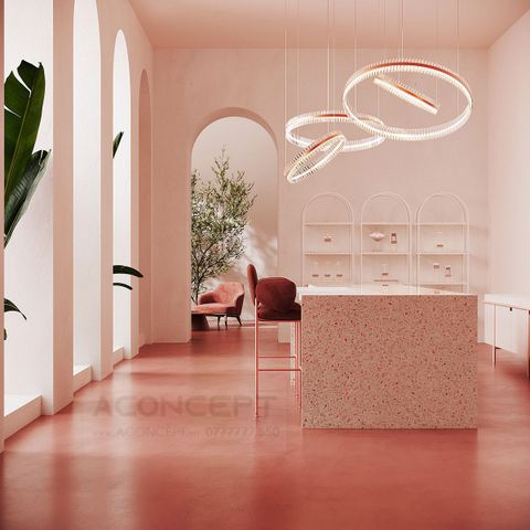 Showroom trưng bày trang sức