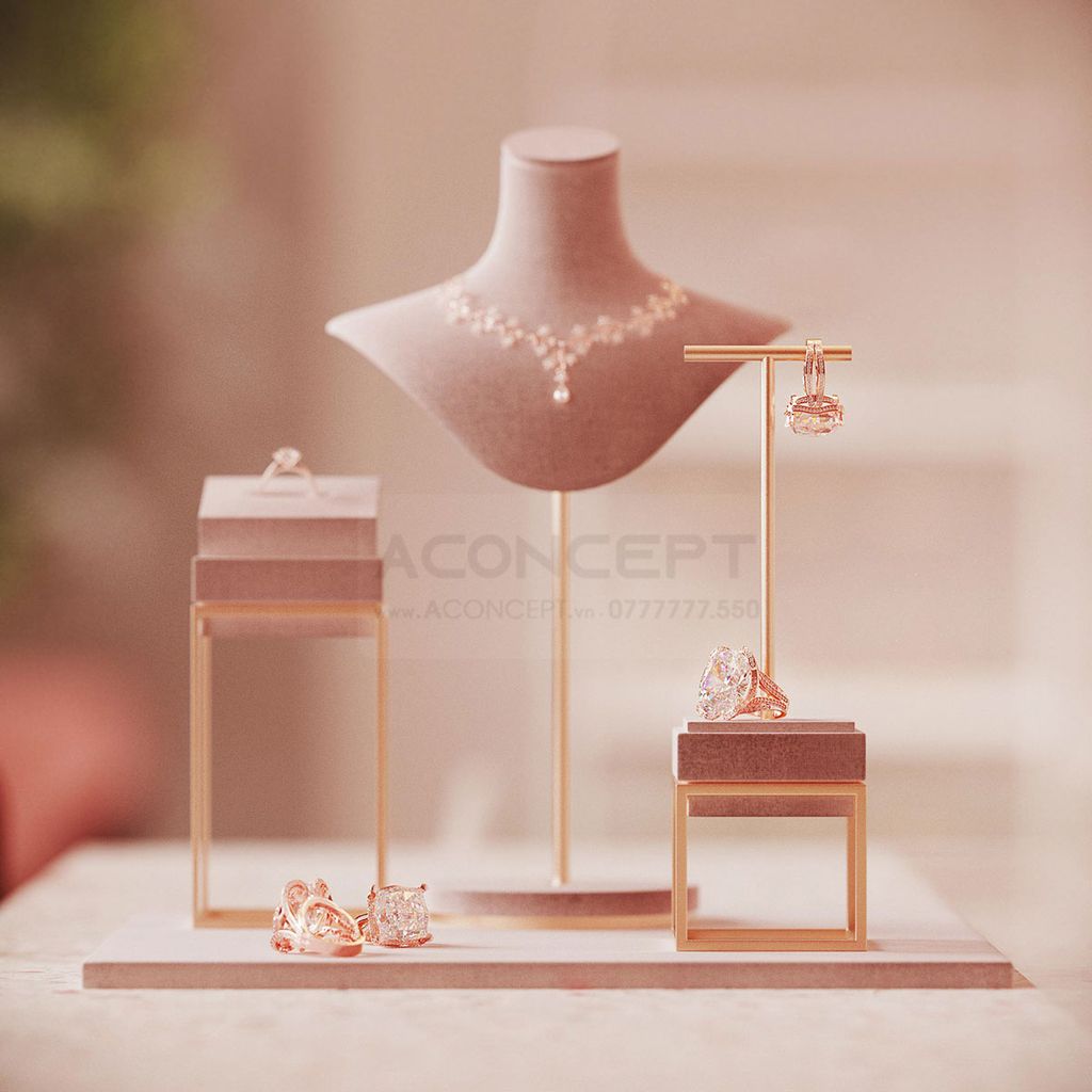 Showroom trưng bày trang sức